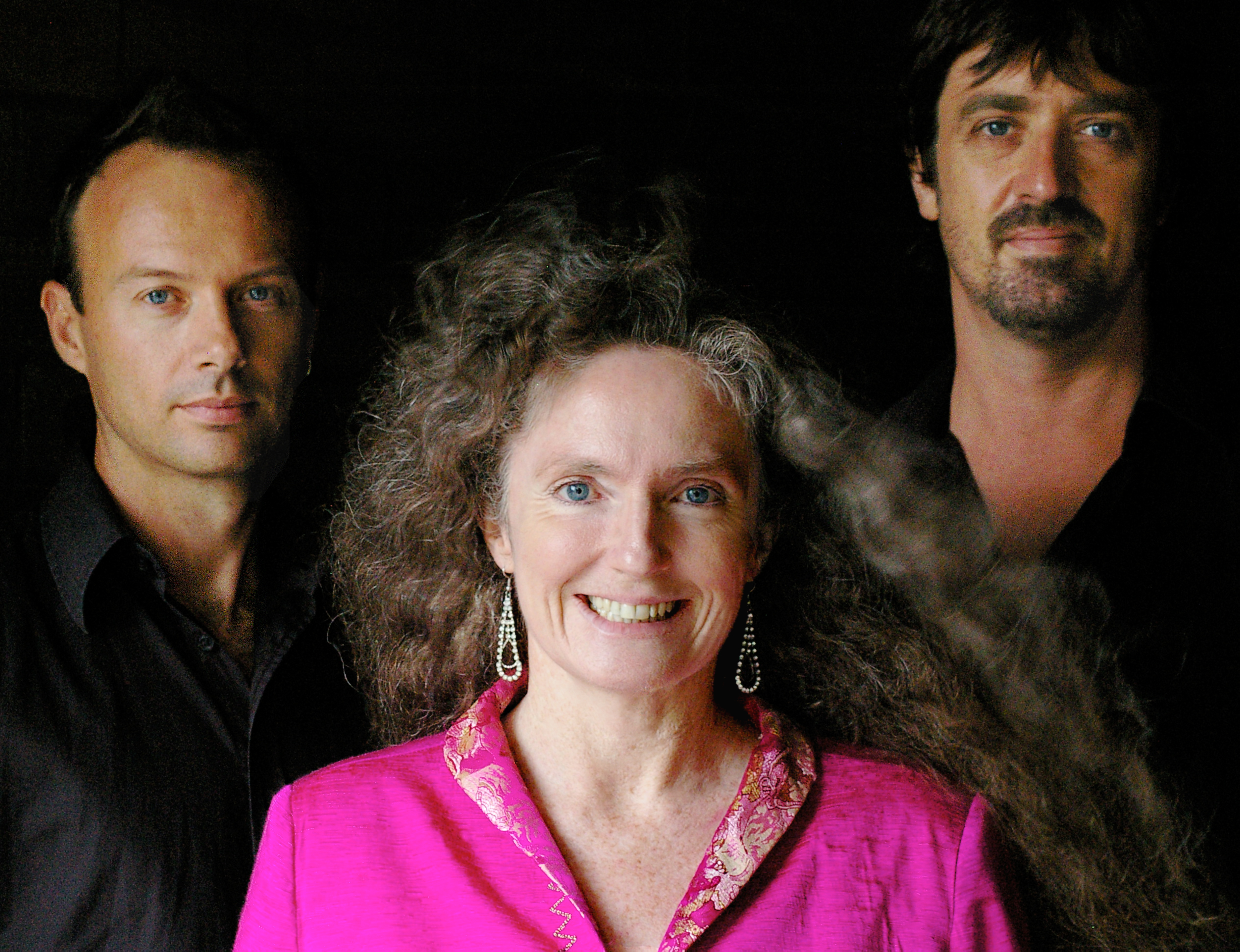 Sandy Evans with Brett Hirst and Toby Hall