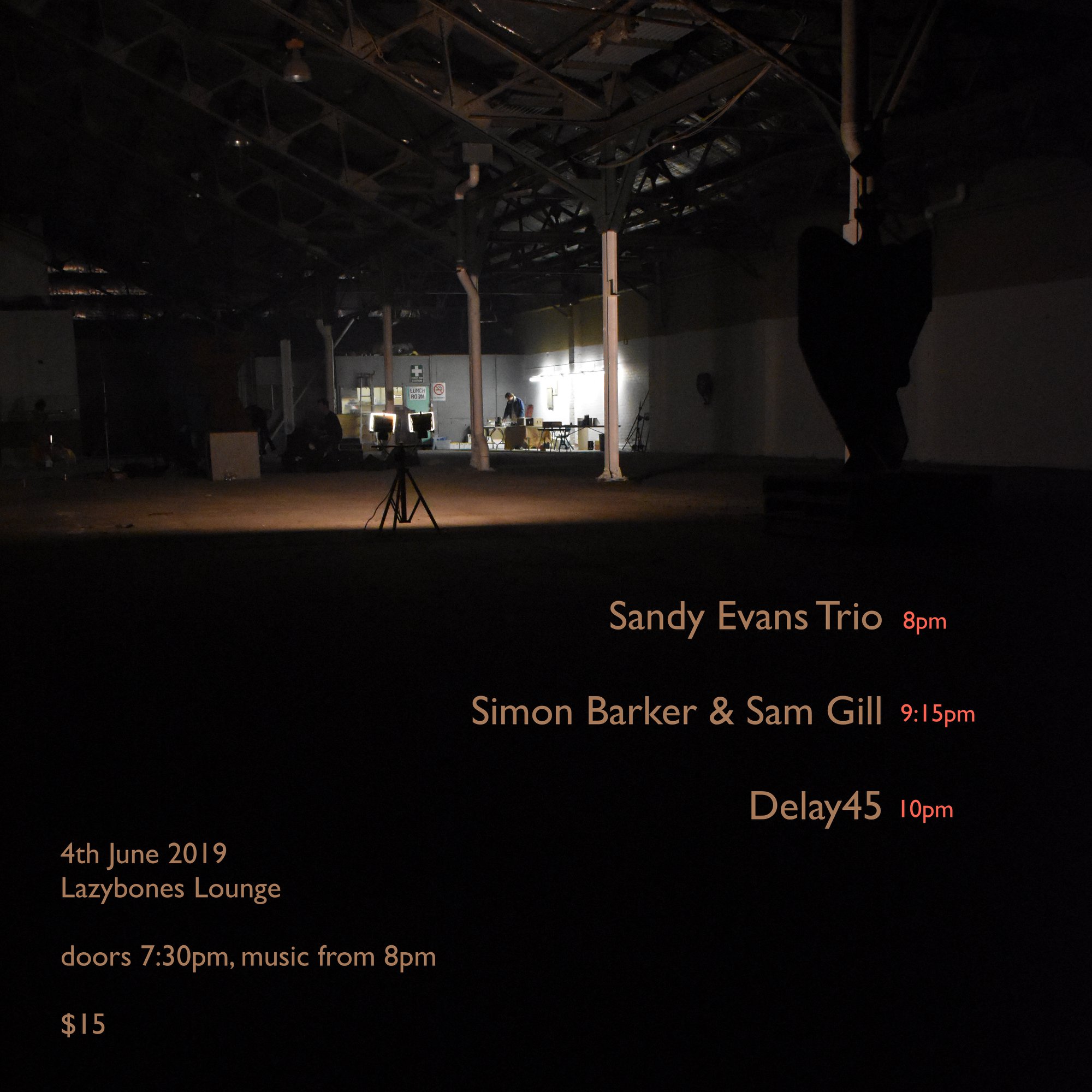 Sany Evans Trio Lazybones Lounge 4 June 2019