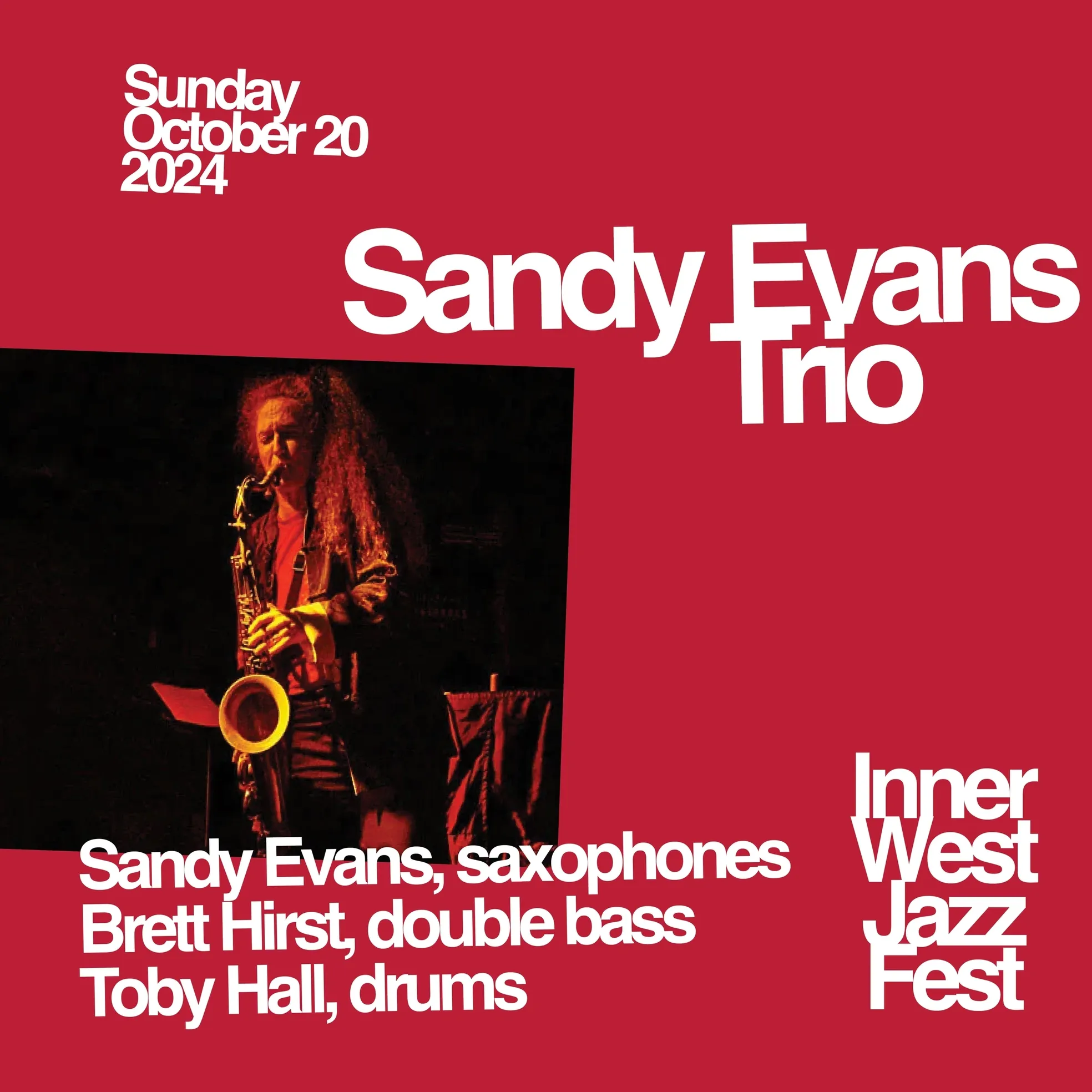 Sandy Evans Trio - Inner West Jazz Festival 2024