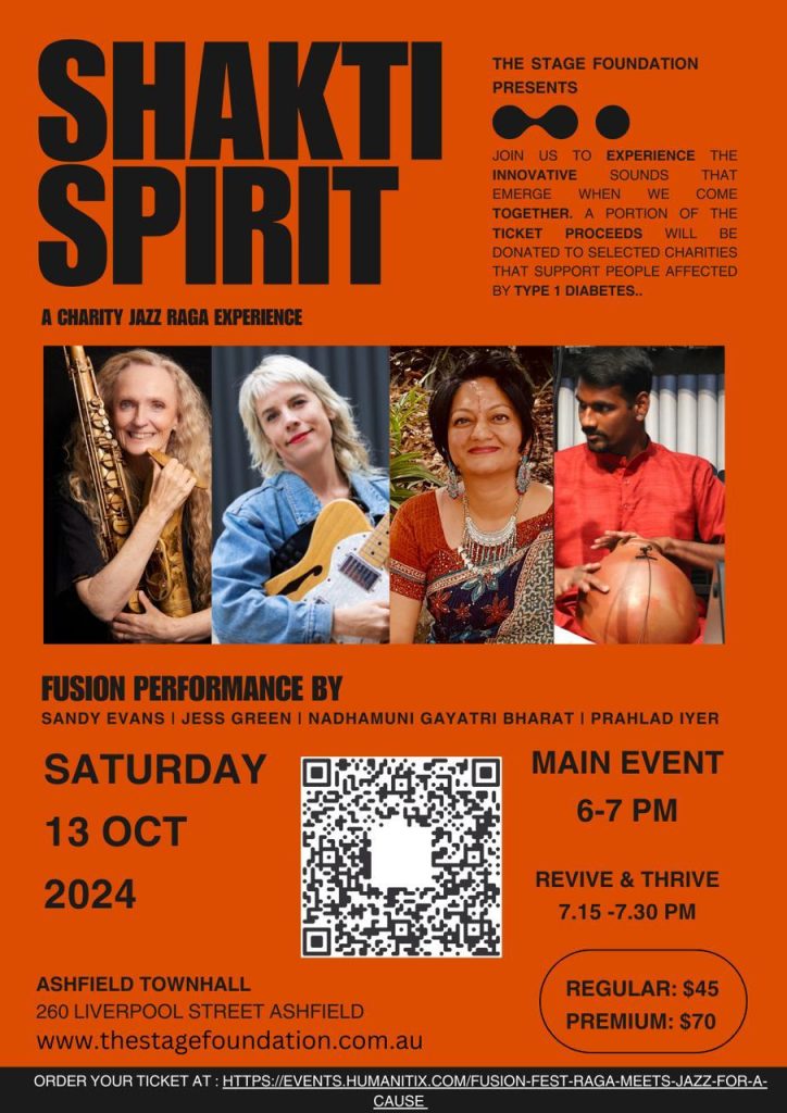 Sandy Evans event Shakti Spirit - A Charity Jazz Raga experience